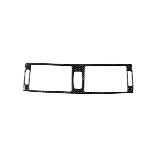 Car Carbon Fiber Solid Color Middle Air Outlet Decorative Sticker for BMW E70 X5 / E71 X6 2008-2013, Left and Right Drive Universal by buy2fix