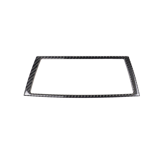 Car Carbon Fiber Solid Color Navigation Frame Decorative Sticker for BMW E70 X5 / E71 X6 2008-2013, Left and Right Drive Universal by buy2fix