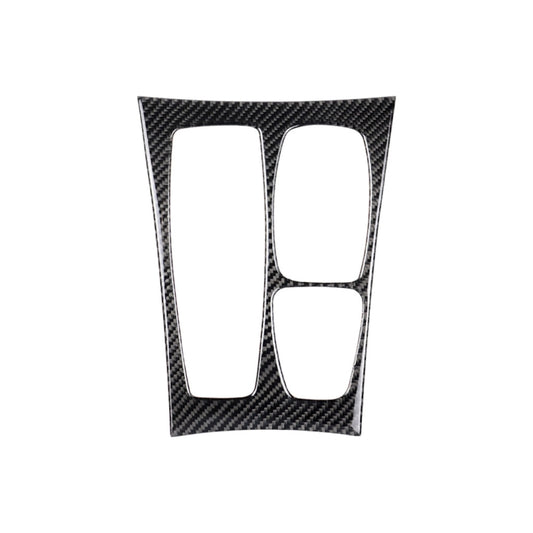 Car Carbon Fiber Solid Color Gear Panel Decorative Sticker for BMW X5 2008-2013 / X6 2009-2014, High Configuration Left Drive by buy2fix