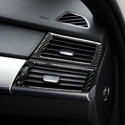 4 in 1 Car Carbon Fiber Side Air Outlet Decorative Sticker for BMW 2008-2013 X5 E70 / X6 E71, Left and Right Drive Universal - Car Interior Mouldings by buy2fix | Online Shopping UK | buy2fix