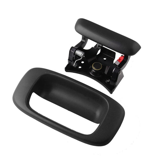 Car Tailgate Handle Trunk Lock Push Button and Bezel Trim Replacement 15997911 for Chevrolet GMC - Door Handles by buy2fix | Online Shopping UK | buy2fix