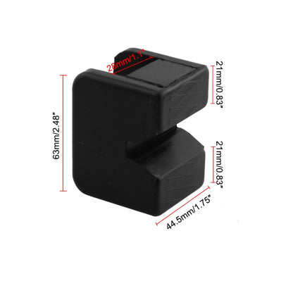 2 PCS Car Jack Pad Adapter Rubber Jack Pads Slotted Frame - Car Jacks by buy2fix | Online Shopping UK | buy2fix
