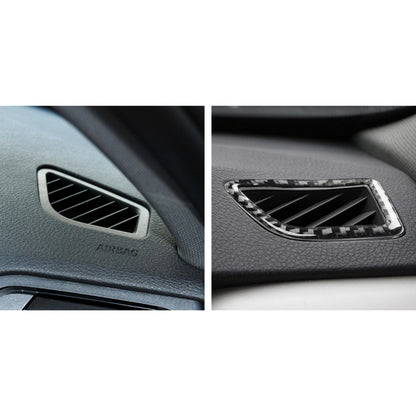 2 PCS Car Carbon Fiber Dashboard Air Outlet Decorative Sticker for BMW 3 Series F30 2013-2018 / 3GTSeries F34 2013-2017, Right Drive - Car Interior Mouldings by buy2fix | Online Shopping UK | buy2fix