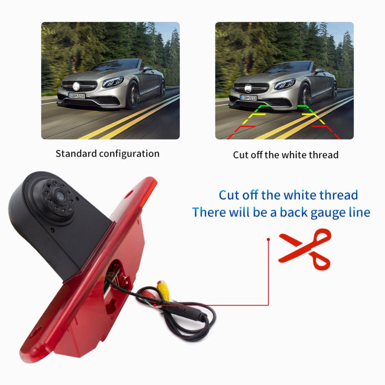 PZ465 Car Waterproof Brake Light View Camera for Citroen / Peugeot / Toyota - Rear View Cameras by buy2fix | Online Shopping UK | buy2fix