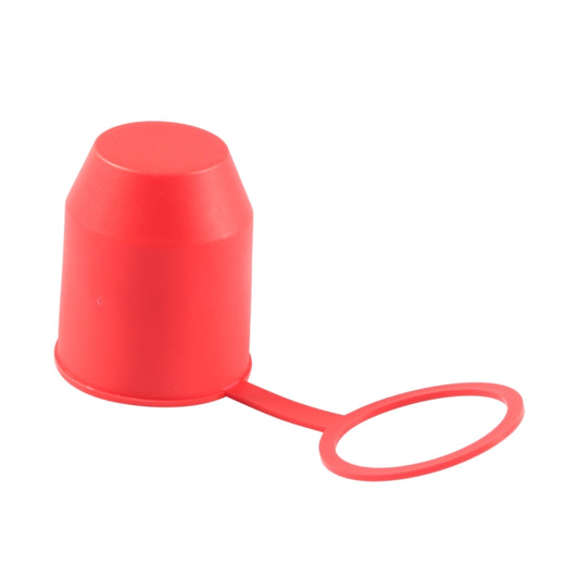 50mm Plastic Car Truck Tow Ball Cover Cap Towing Hitch Trailer Towball Protection (Red) - Towing Bars by buy2fix | Online Shopping UK | buy2fix