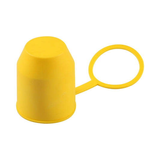 50mm Plastic Car Truck Tow Ball Cover Cap Towing Hitch Trailer Towball Protection (Yellow) - Towing Bars by buy2fix | Online Shopping UK | buy2fix