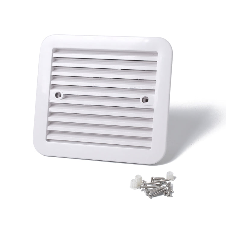 12V White Air Vent with Fan RV Trailer Caravan Mute Side Air Ventilation - Air Conditioning System by buy2fix | Online Shopping UK | buy2fix