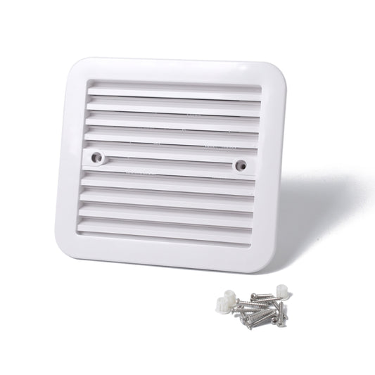 12V White Air Vent with Fan RV Trailer Caravan Mute Side Air Ventilation - Air Conditioning System by buy2fix | Online Shopping UK | buy2fix