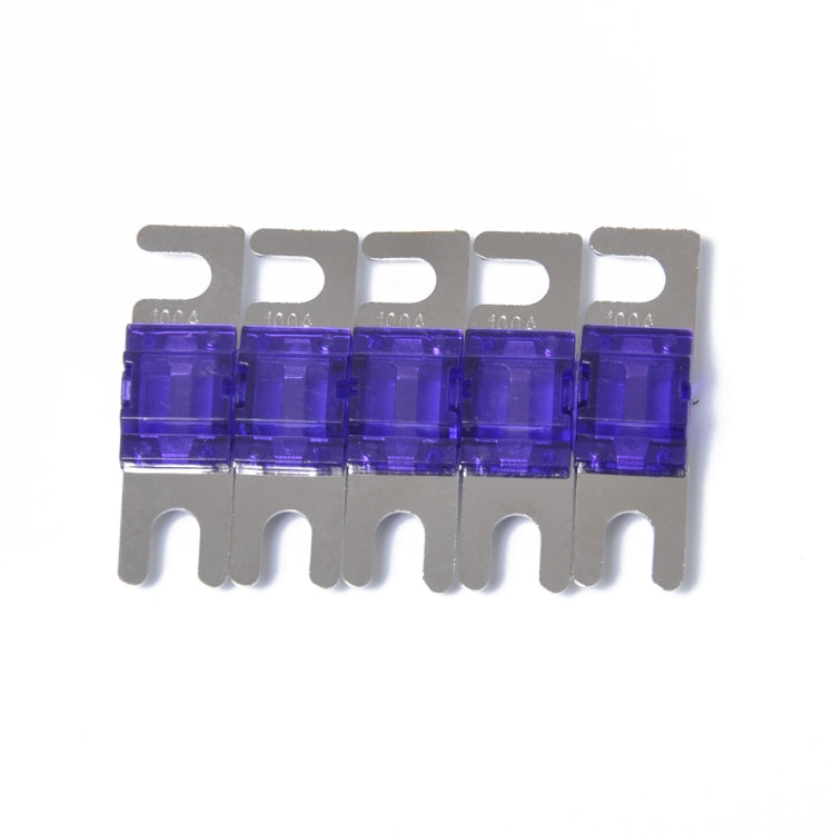 5 PCS Car Audio AFS Mini ANL 100Amp Fuse Nicked Plated - Fuse by buy2fix | Online Shopping UK | buy2fix