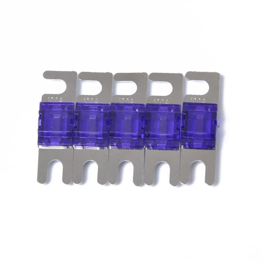 5 PCS Car Audio AFS Mini ANL 100Amp Fuse Nicked Plated - Fuse by buy2fix | Online Shopping UK | buy2fix