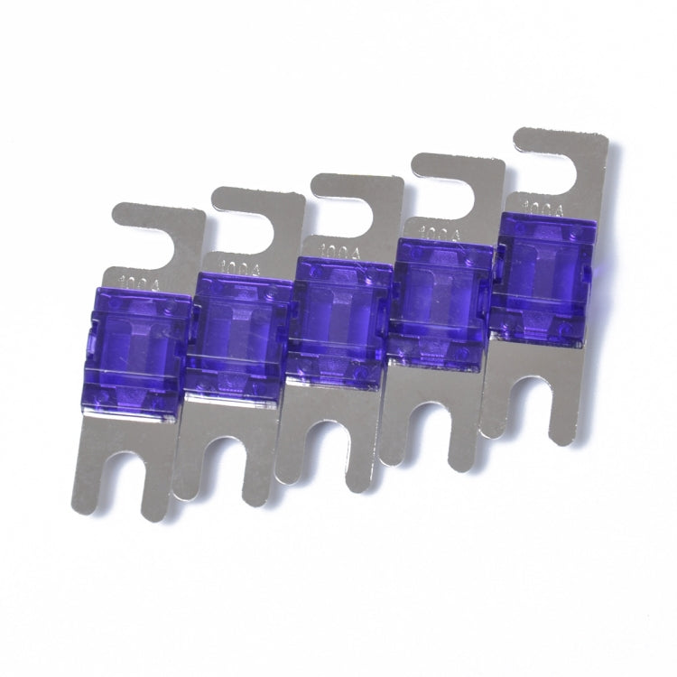 5 PCS Car Audio AFS Mini ANL 100Amp Fuse Nicked Plated - Fuse by buy2fix | Online Shopping UK | buy2fix