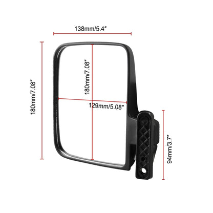 Side Mirror Rear View Mirror for Golf Carts - Side Mirrors by buy2fix | Online Shopping UK | buy2fix
