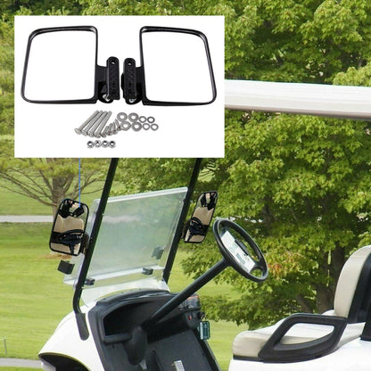 Side Mirror Rear View Mirror for Golf Carts - Side Mirrors by buy2fix | Online Shopping UK | buy2fix