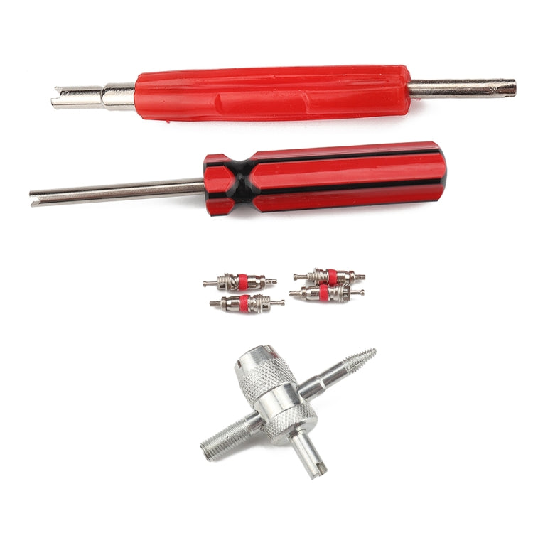 Tire Removal Tool + Tire Valve Set for Car Trunk Motorcycles - Tire Repair & Installation Tools by buy2fix | Online Shopping UK | buy2fix