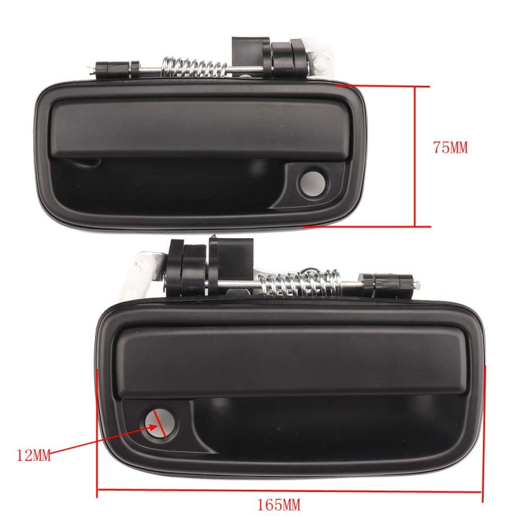 2 PCS Auto Outside Door Handles 922035020LH / 6921035070RH  for Toyota Tacoma - Door Handles by buy2fix | Online Shopping UK | buy2fix