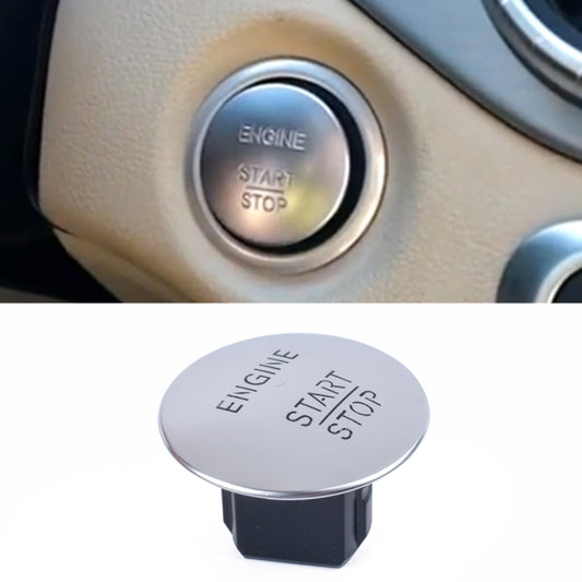 Car Keyless Switch Engine Start Key Push Button 2215450514 for Mercedes-Benz W164 W205(Silver) - Car Switches by buy2fix | Online Shopping UK | buy2fix