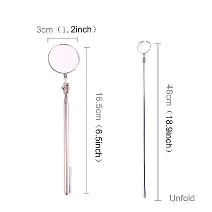 Vehicle Car Chassis Telescoping Inspection Mirror, Mirror Diameter: 30mm, Length: 165mm - Electronic Test by buy2fix | Online Shopping UK | buy2fix