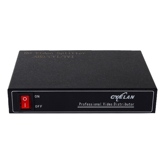 Coaxial AHD / CVI / TVI 1 into 2 Video Signal Splitter - Video Balun by buy2fix | Online Shopping UK | buy2fix