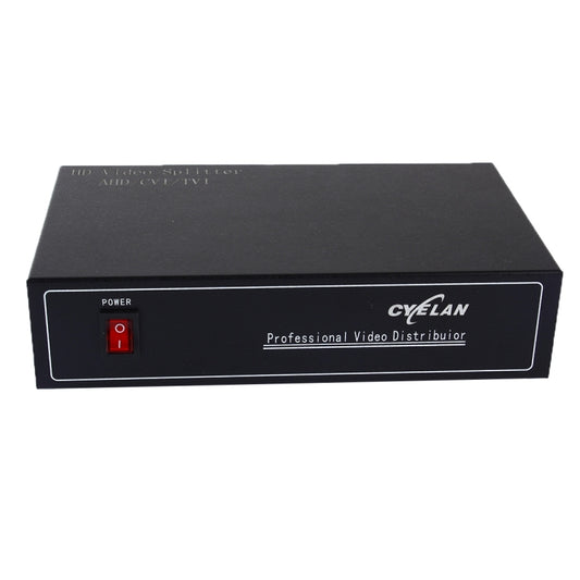 Coaxial AHD / CVI / TVI 2 into 4 Video Signal Splitter - Video Balun by buy2fix | Online Shopping UK | buy2fix