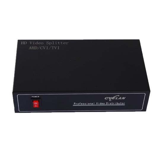 Coaxial AHD / CVI / TVI 4 into 8 Video Signal Splitter - Video Balun by buy2fix | Online Shopping UK | buy2fix