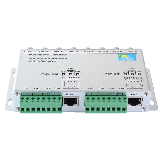 HD208 HD-CVI/TVI/AHD CCTV 8CH Passive Video Balun - Video Balun by buy2fix | Online Shopping UK | buy2fix