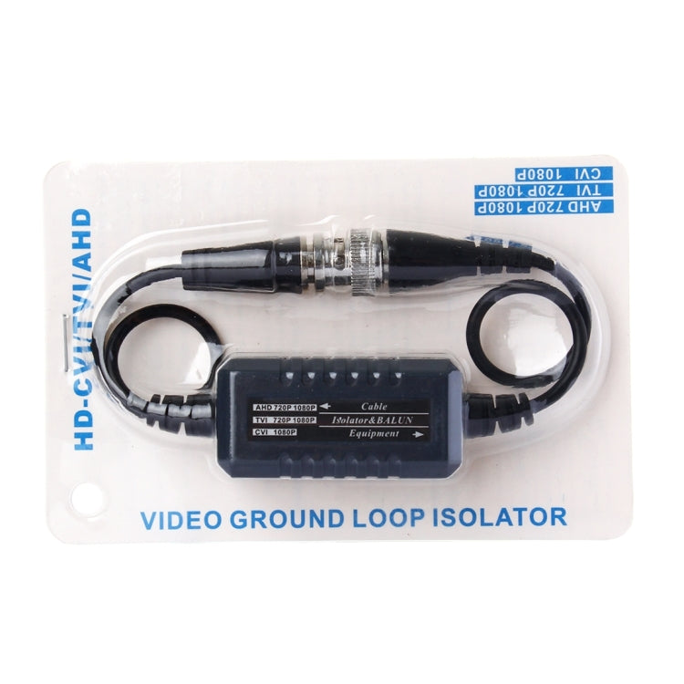 HD CVI/TVI/AHD Coaxial Ground Loop Isolator Video Balun BNC Male to Female Anti-jamming - Video Balun by buy2fix | Online Shopping UK | buy2fix