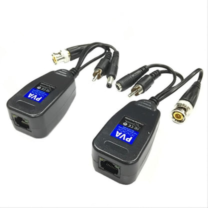 2 PCS Anpwoo 205PVA 3 in 1 Power + Video + Audio Balun HD-CVI/AHD/CVI Passive Twisted Transceiver by Anpwoo
