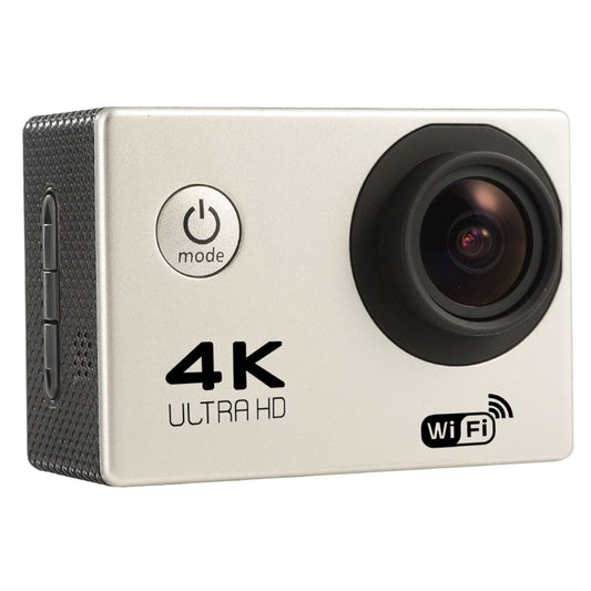 F60 2.0 inch Screen 170 Degrees Wide Angle WiFi Sport Action Camera Camcorder with Waterproof Housing Case, Support 64GB Micro SD Card(Silver) - Sports Camera by buy2fix | Online Shopping UK | buy2fix