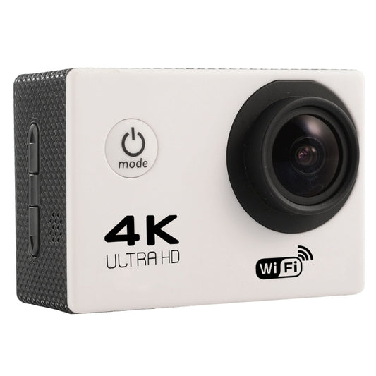 F60 2.0 inch Screen 170 Degrees Wide Angle WiFi Sport Action Camera Camcorder with Waterproof Housing Case, Support 64GB Micro SD Card(White) - Sports Camera by buy2fix | Online Shopping UK | buy2fix