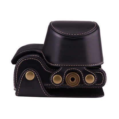 Full Body Camera PU Leather Case Bag with Strap for Sony A6000 / A6300 / Nex 6(Black) by buy2fix