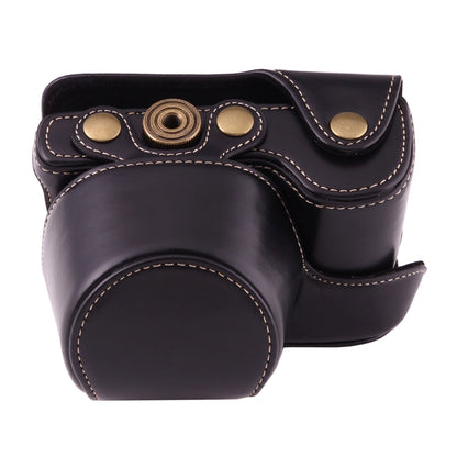 Full Body Camera PU Leather Case Bag with Strap for Sony A6000 / A6300 / Nex 6(Black) by buy2fix