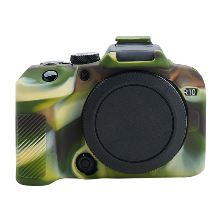 For Canon EOS R10 Soft Silicone Protective Case (Camouflage) by buy2fix