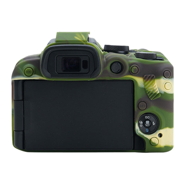 For Canon EOS R10 Soft Silicone Protective Case (Camouflage) by buy2fix
