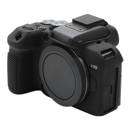 For Canon EOS R10 Soft Silicone Protective Case (Black) - Protective Case by buy2fix | Online Shopping UK | buy2fix