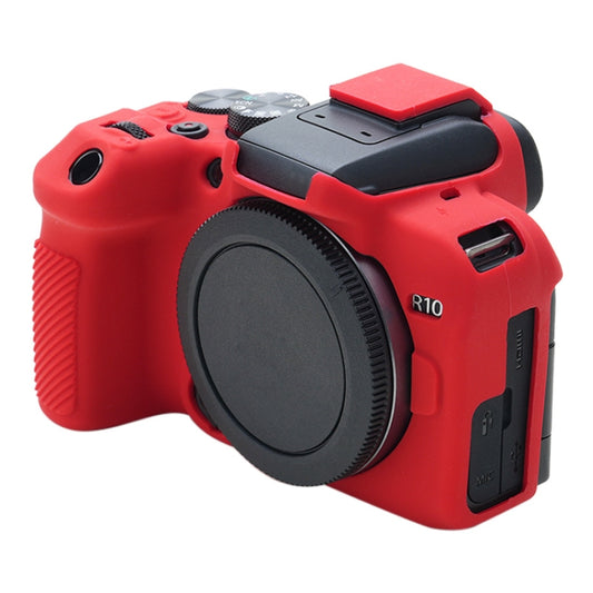 For Canon EOS R10 Soft Silicone Protective Case (Red) - Protective Case by buy2fix | Online Shopping UK | buy2fix