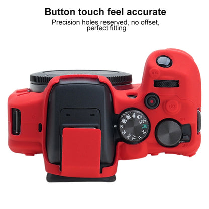 For Canon EOS R10 Soft Silicone Protective Case (Red) - Protective Case by buy2fix | Online Shopping UK | buy2fix