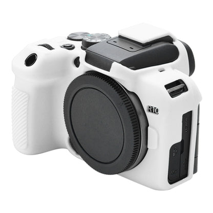 For Canon EOS R10 Soft Silicone Protective Case (White) by buy2fix