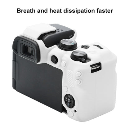 For Canon EOS R10 Soft Silicone Protective Case (White) by buy2fix
