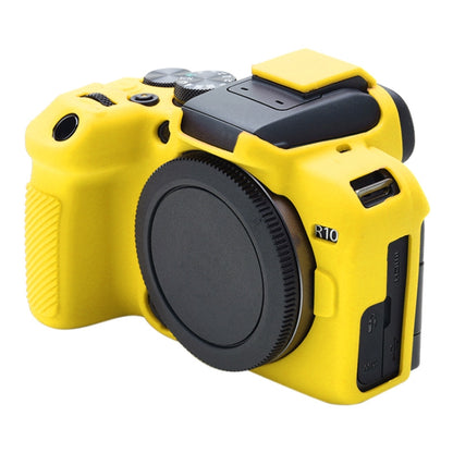 For Canon EOS R10 Soft Silicone Protective Case (Yellow) - Protective Case by buy2fix | Online Shopping UK | buy2fix