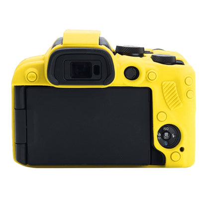 For Canon EOS R10 Soft Silicone Protective Case (Yellow) - Protective Case by buy2fix | Online Shopping UK | buy2fix
