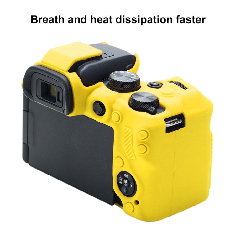 For Canon EOS R10 Soft Silicone Protective Case (Yellow) - Protective Case by buy2fix | Online Shopping UK | buy2fix