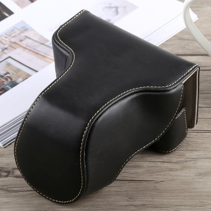 Full Body Camera PU Leather Case Bag with Strap for Fujifilm X-A5 (Black) by buy2fix