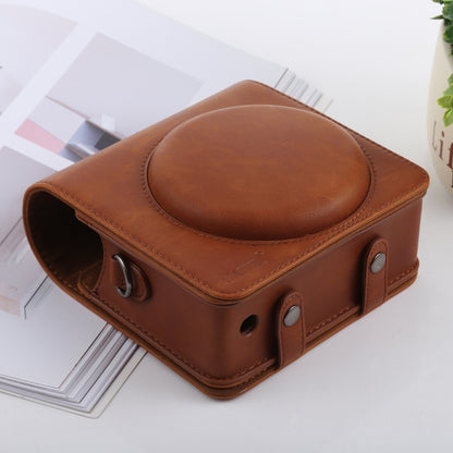 Retro Style Full Body Camera PU Leather Case Bag with Strap for FUJIFILM instax SQUARE SQ6 (Brown) by buy2fix