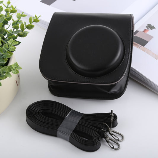 Retro Style Full Body Camera PU Leather Case Bag with Strap for FUJIFILM instax mini 9 / mini 8+ / mini 8(Black) by buy2fix