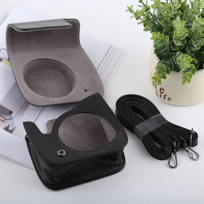 Retro Style Full Body Camera PU Leather Case Bag with Strap for FUJIFILM instax mini 9 / mini 8+ / mini 8(Black) by buy2fix