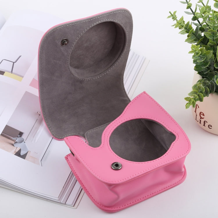 Retro Style Full Body Camera PU Leather Case Bag with Strap for FUJIFILM instax mini 9 / mini 8+ / mini 8(Pink) by buy2fix