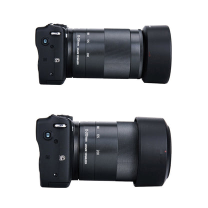 ET54-B Lens Hood Shade for Canon EF-M 55-200mm STM Lens - Lens Hood by buy2fix | Online Shopping UK | buy2fix