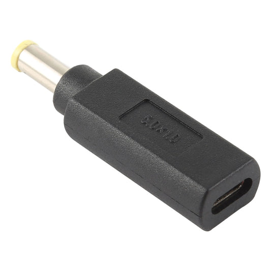 USB-C / Type-C Female to 5.0 x 1.0mm Male Plug Adapter Connector for Samsung Notebook - For Samsung by buy2fix | Online Shopping UK | buy2fix