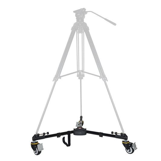 Kingjoy VX-600D Aluminium Alloy Camera Big Foot Wheel Tripod Pulley Base - Other Accessories by buy2fix | Online Shopping UK | buy2fix