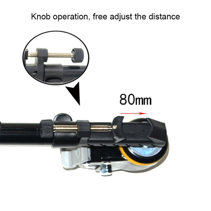 Kingjoy VX-600D Aluminium Alloy Camera Big Foot Wheel Tripod Pulley Base - Other Accessories by buy2fix | Online Shopping UK | buy2fix